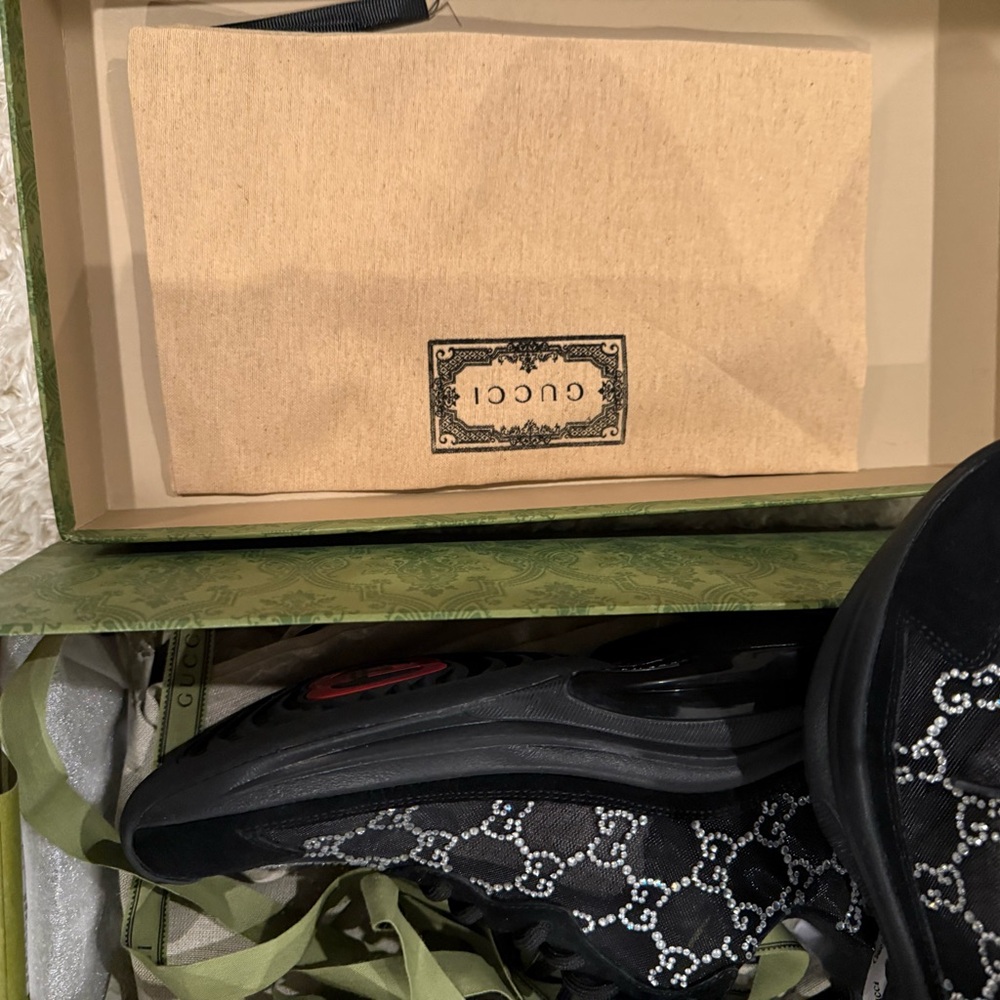 Gucci Black and White Women's Sneakers